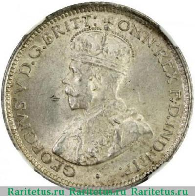 6 пенсов (pence) 1916 года   Британская Западная Африка