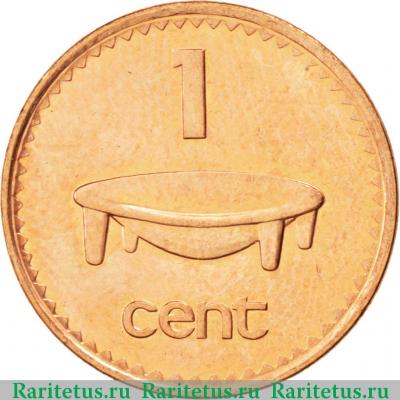 Реверс монеты 1 цент (cent) 2006 года   Фиджи