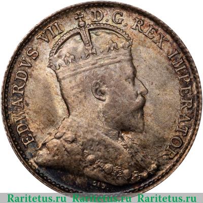 5 центов (cents) 1902 года H  Канада