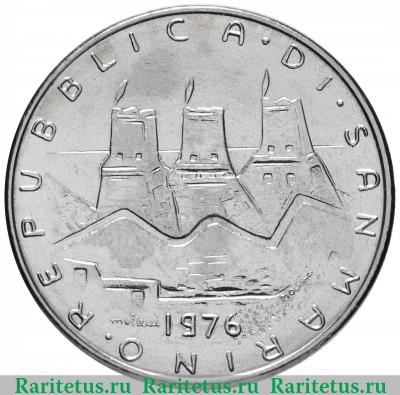 50 лир (lire) 1976 года   Сан-Марино