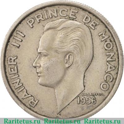 100 франков (francs) 1956 года   Монако
