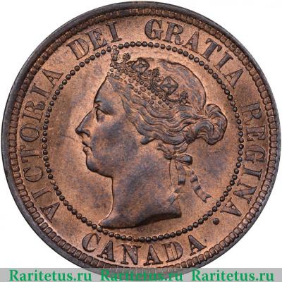 1 цент (cent) 1888 года   Канада