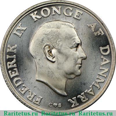 2 кроны (kroner) 1958 года  