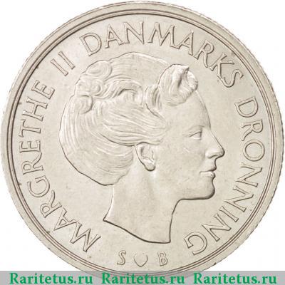 1 крона (krone) 1976 года  Дания