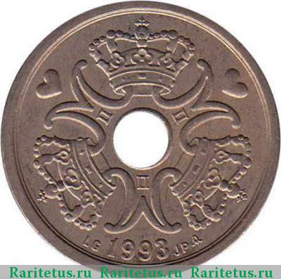 1 крона (krone) 1993 года  Дания