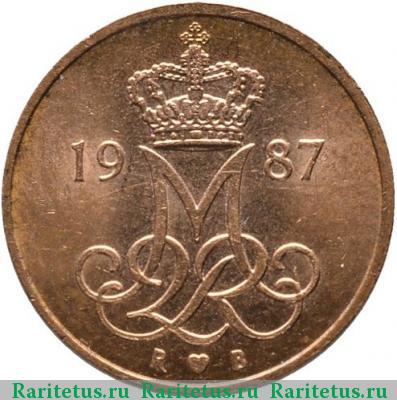 5 эре (ore) 1987 года  Дания