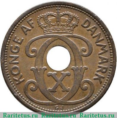 2 эре (ore) 1927 года  Дания