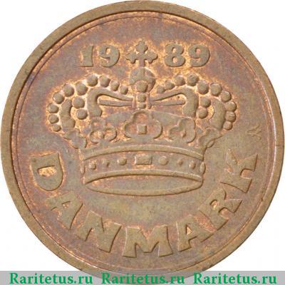50 эре (ore) 1989 года  Дания