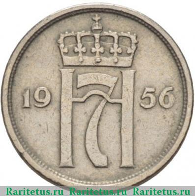 10 эре (ore) 1956 года  Норвегия