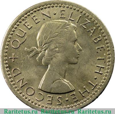 3 пенса (pence) 1964 года   Новая Зеландия