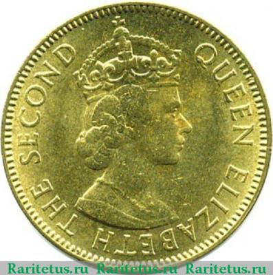 1/2 пенни (half penny) 1961 года   Ямайка
