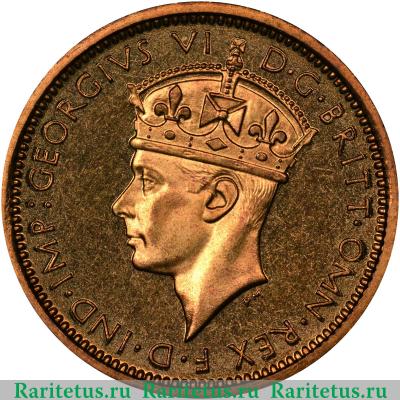 6 пенсов (pence) 1938 года   Британская Западная Африка