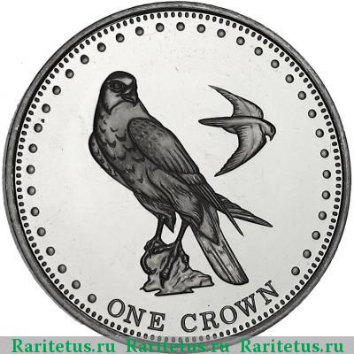 Реверс монеты 1 крона (crown) 2009 года  остров Гоф Тристан-да-Кунья