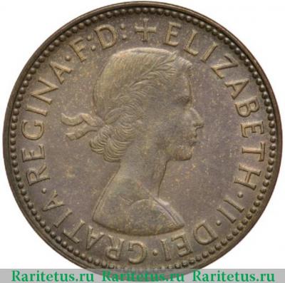 1/2 пенни (penny) 1964 года   Австралия