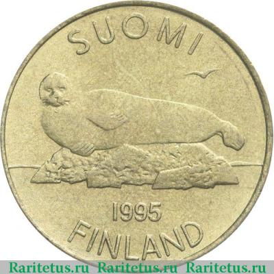 5 марок (markkaa) 1995 года   Финляндия