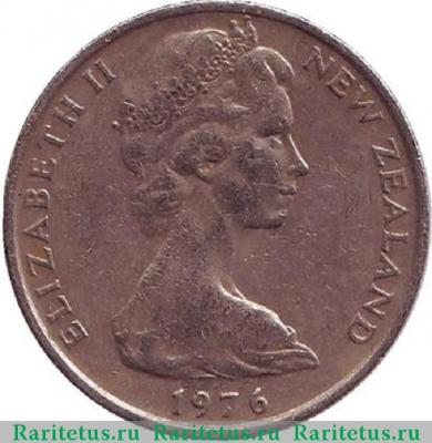 10 центов (cents) 1976 года   Новая Зеландия