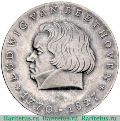 Реверс монеты 10 марок (mark) 1970 года   Германия (ГДР)