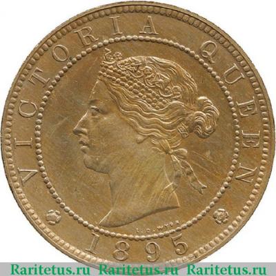 1 пенни (penny) 1895 года   Ямайка