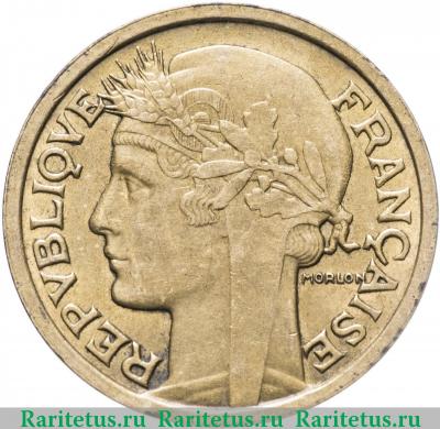 2 франка (francs) 1938 года   Франция