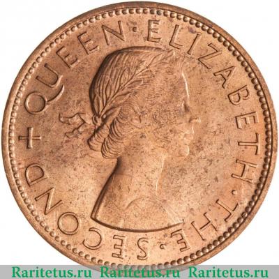 1 пенни (penny) 1964 года   Новая Зеландия