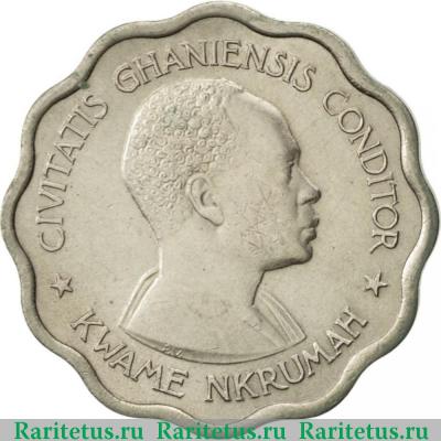 3 пенса (pence) 1958 года   Гана