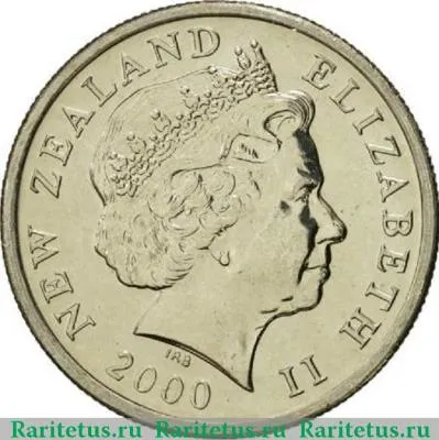 5 центов (cents) 2000 года   Новая Зеландия