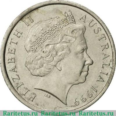 20 центов (cents) 1999 года   Австралия