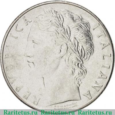 100 лир (lire) 1978 года   Италия