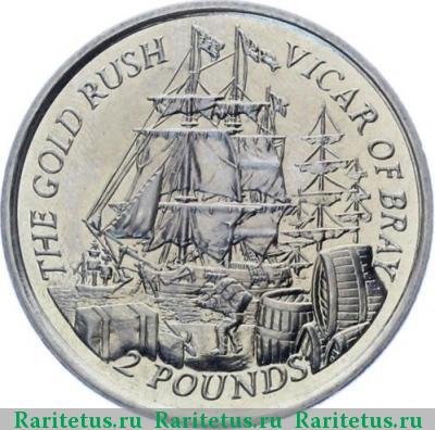 Реверс монеты 2 фунта (pounds) 2000 года  Фолклендские острова Фолклендские острова