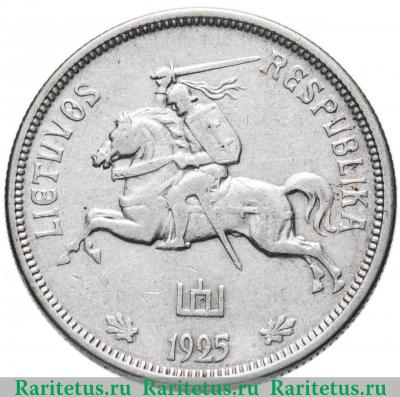 5 литов (litai) 1925 года   Литва