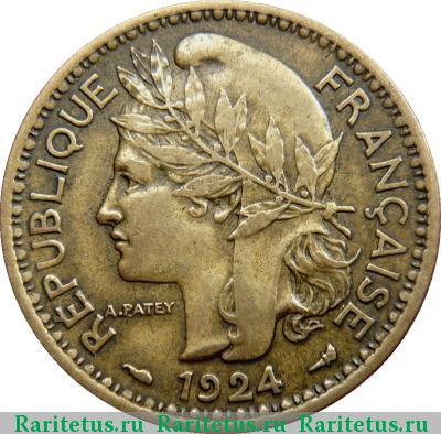 1 франк (franc) 1924 года   Того