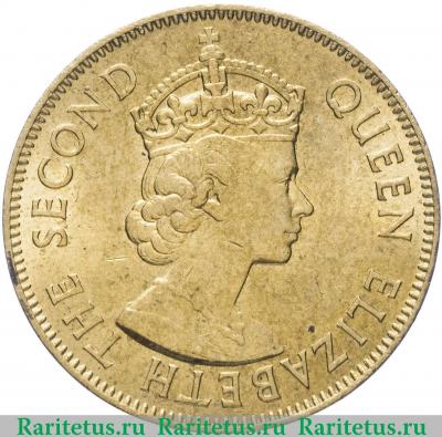 1 пенни (penny) 1961 года   Ямайка