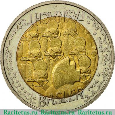 5 франков (francs) 2000 года   Швейцария