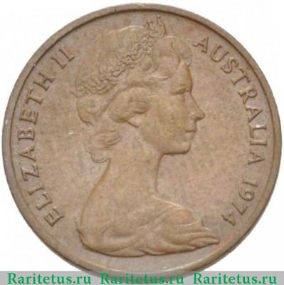 1 цент (cent) 1974 года   Австралия