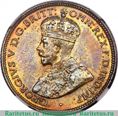 6 пенсов (pence) 1925 года   Британская Западная Африка