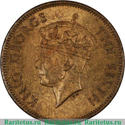 5 центов (cents) 1950 года   Британский Гондурас