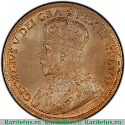 1 цент (cent) 1916 года   Канада