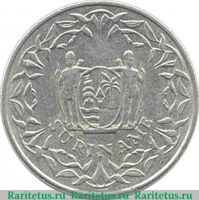 100 центов (cents) 1987 года   Суринам