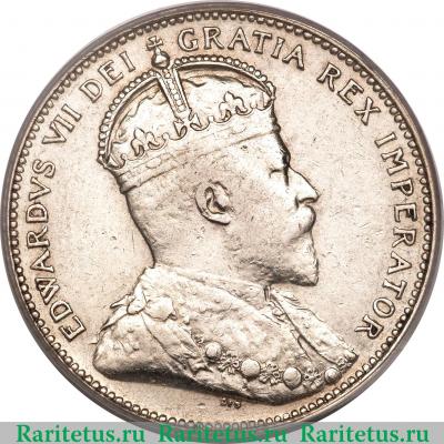 25 центов (квотер, cents) 1906 года   Канада