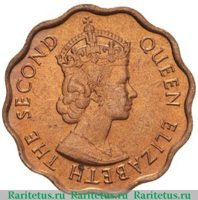 1 цент (cent) 1973 года   Британский Гондурас