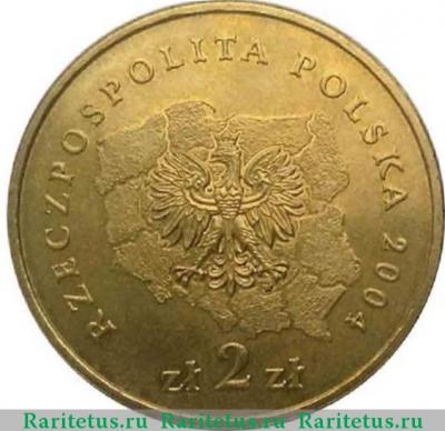 2 злотых (zlote) 2004 года  Подляское воеводство Польша