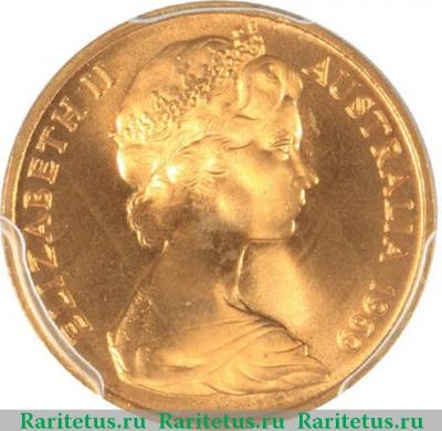 1 цент (cent) 1969 года   Австралия