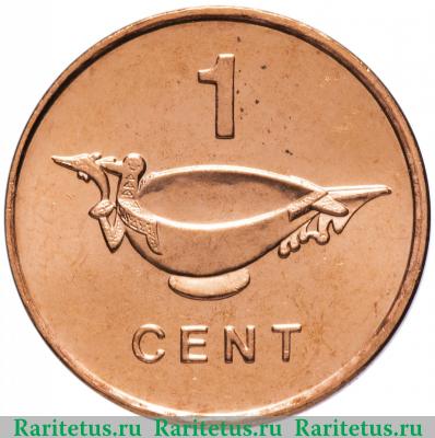 Реверс монеты 1 цент (cent) 1996 года   Соломоновы Острова