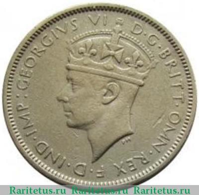 3 пенса (pence) 1943 года H  Британская Западная Африка