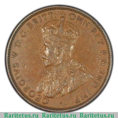 1 пенни (penny) 1933 года   Австралия
