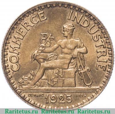 2 франка (francs) 1925 года   Франция