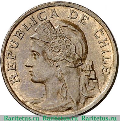 2 сентаво (centavos) 1919 года   Чили