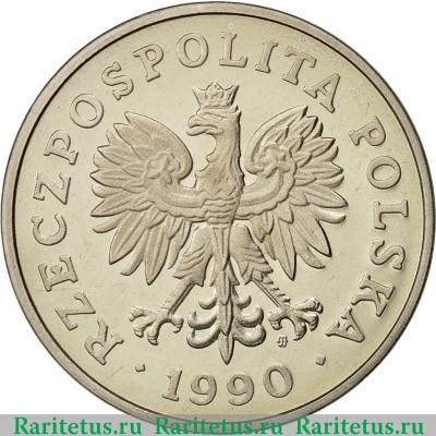 100 злотых (zlotych) 1990 года   Польша