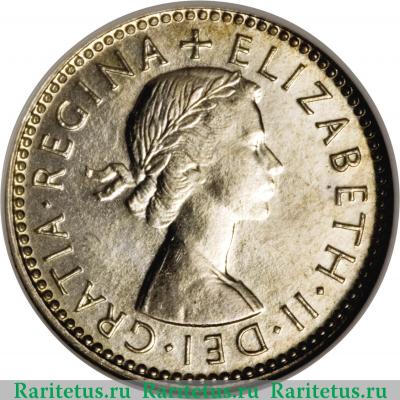 6 пенсов (pence) 1954 года   Австралия