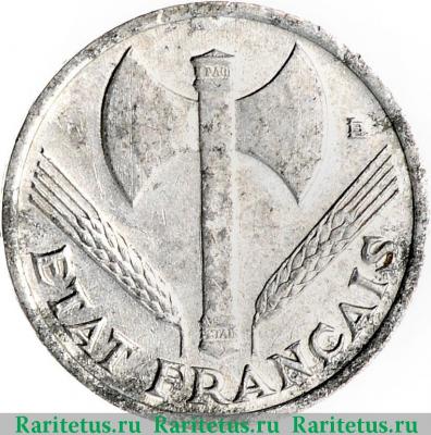 50 сантимов (centimes) 1944 года   Франция